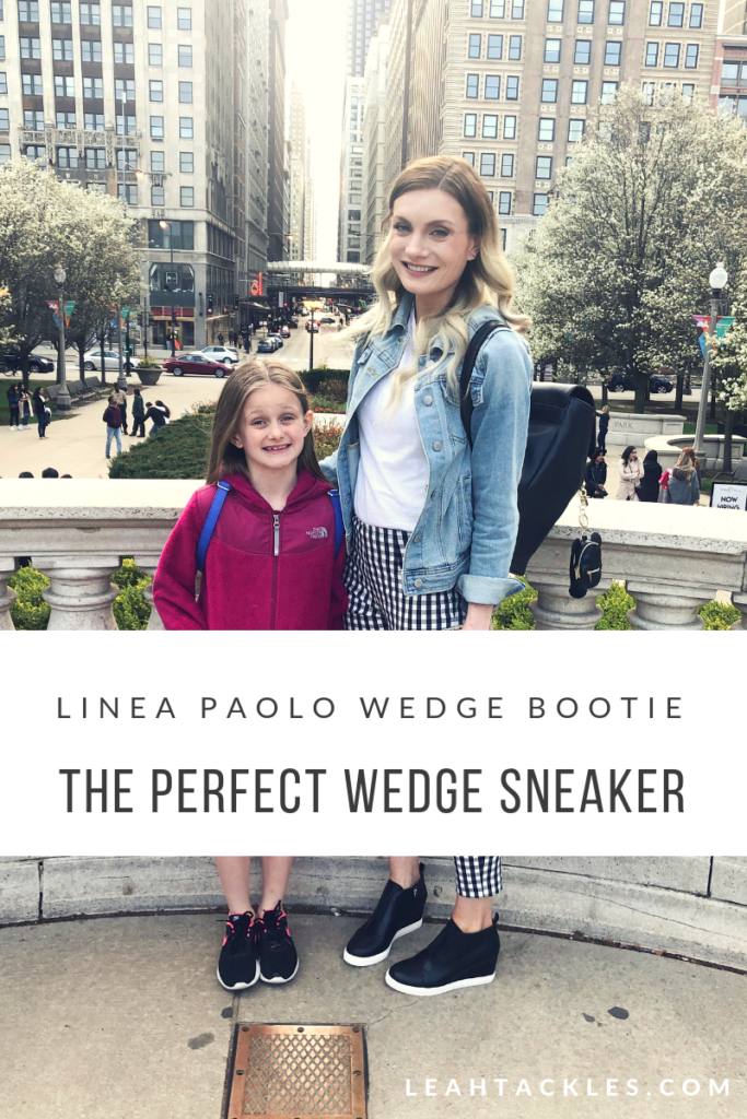 linea paolo wedge bootie