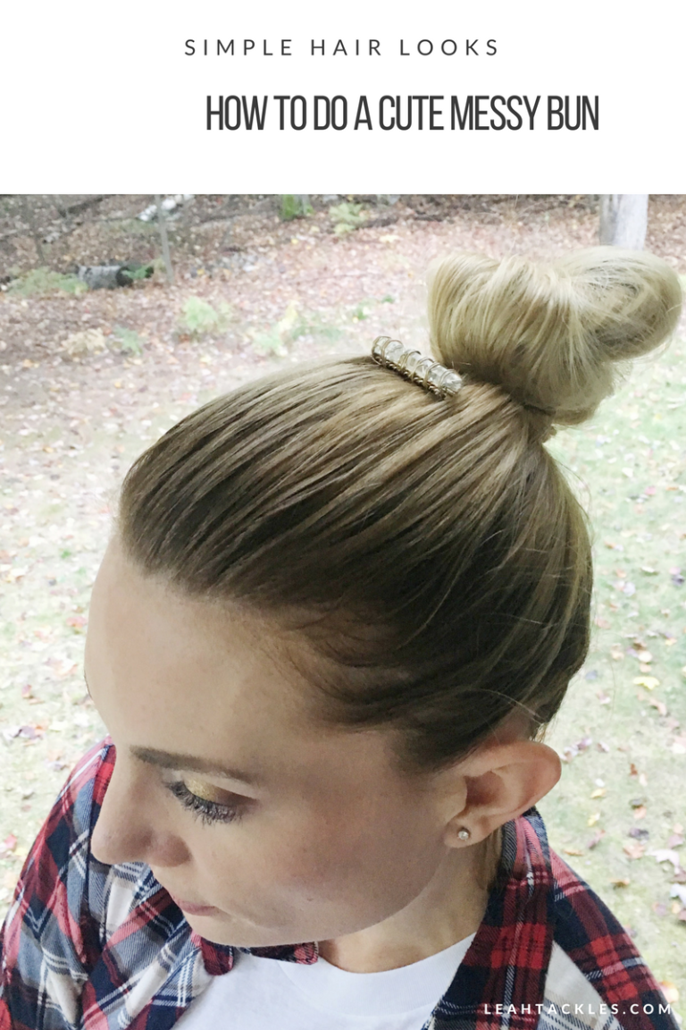 HOW-TO DO A CUTE MESSY BUN | FEATURING KITSCH